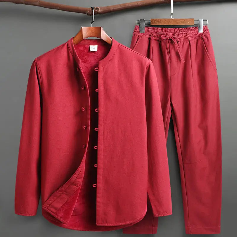 Italian Meadow Velvet Suit