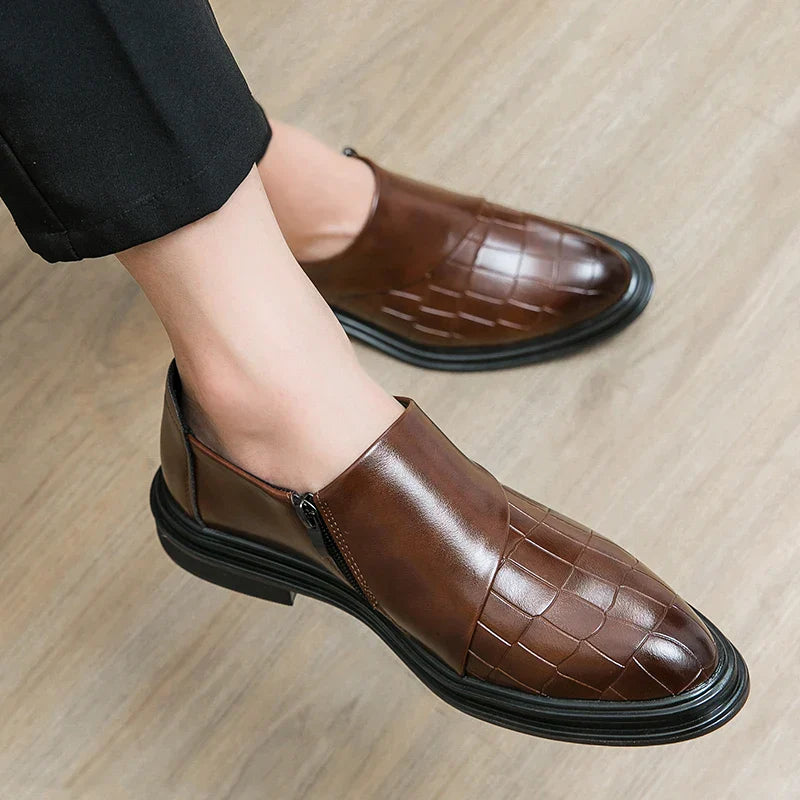 Sherman Leather Slip On Shoes