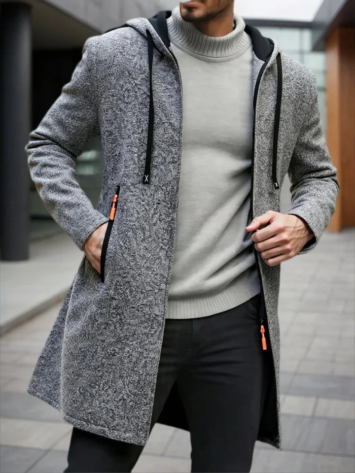 Anselm Zip Front Fleece Coat