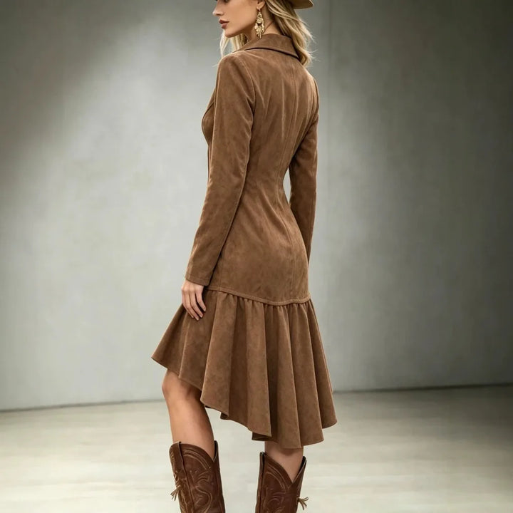 Valentina Faux Suede Dress