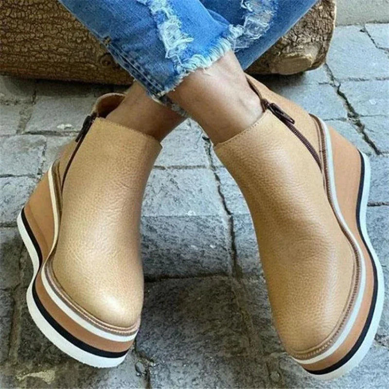 Selena Orthopedic Wedge Boot