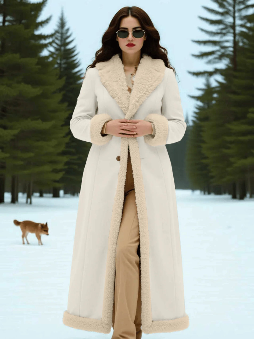 Frankie Fleece Overcoat
