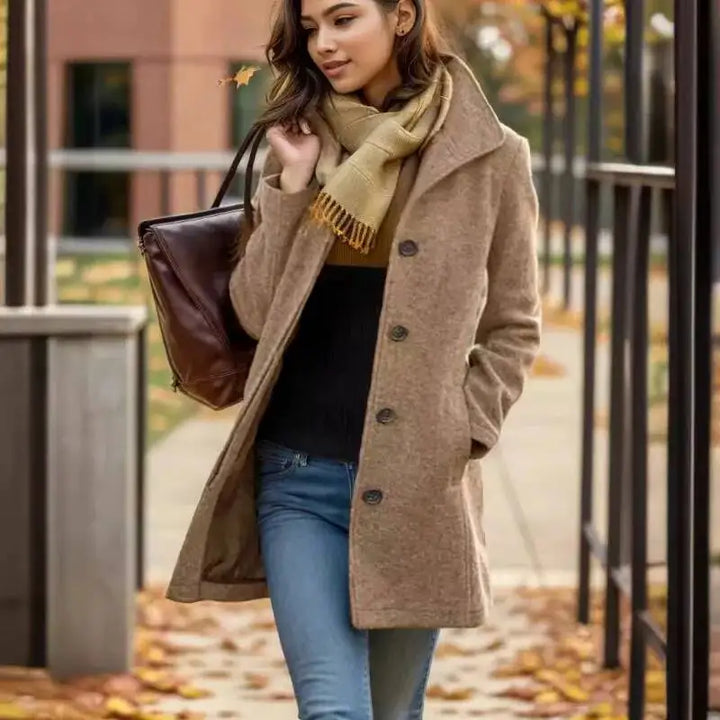Solveig Single Breasted Coat