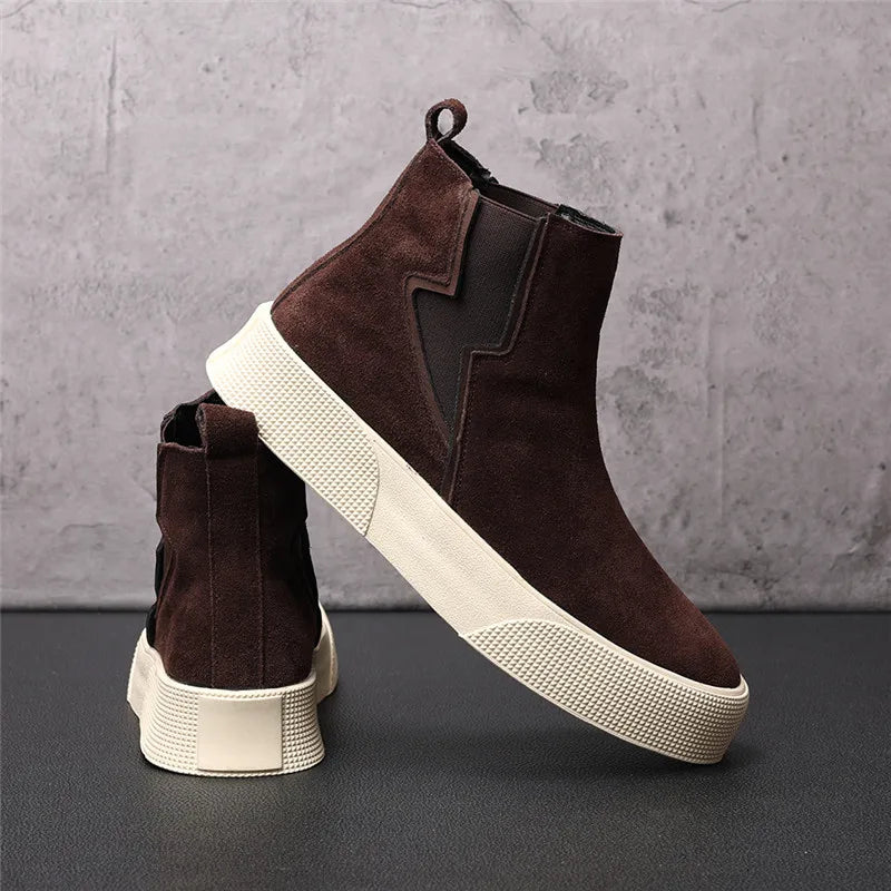 Nirvana Pull On Suede Sneakers