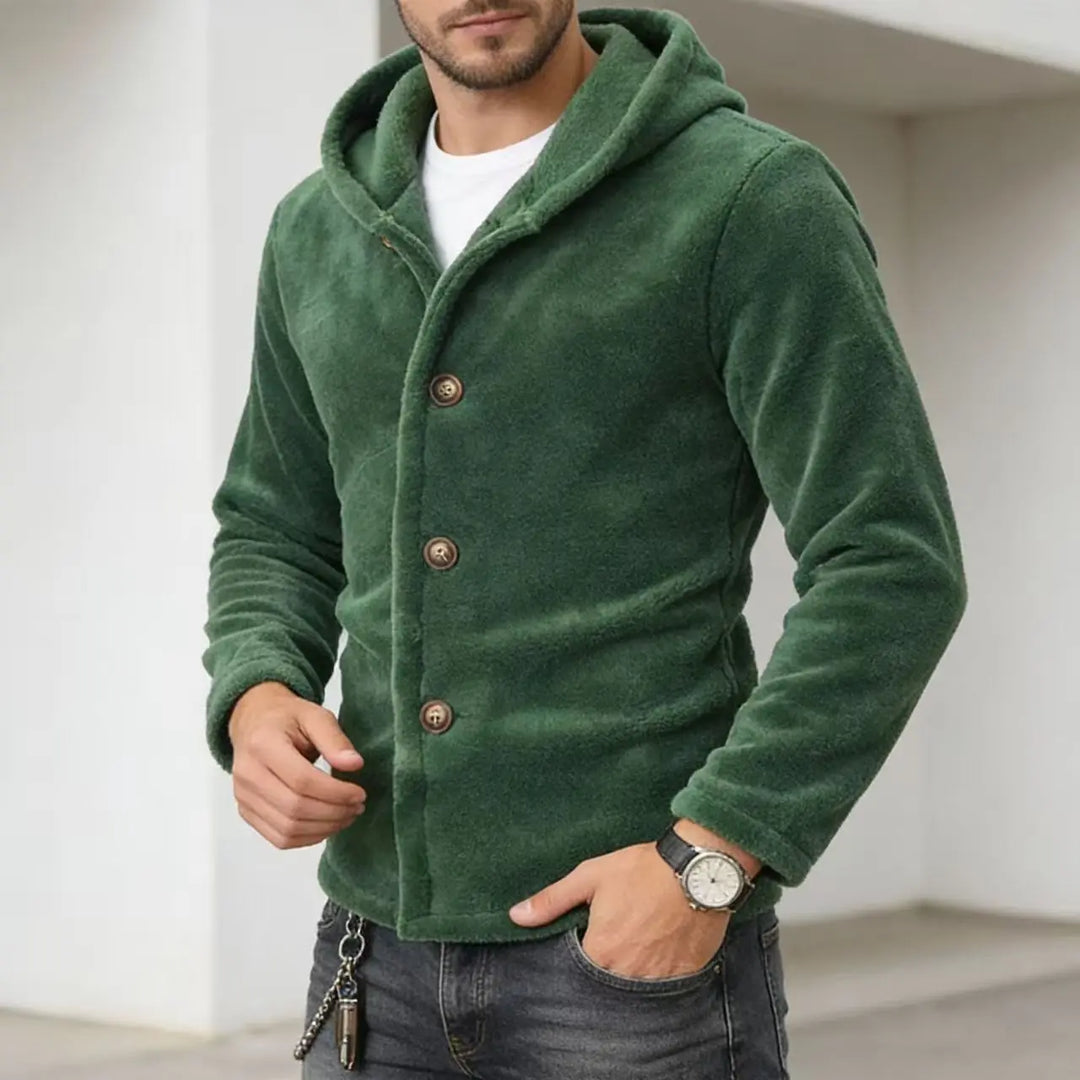 Dalton Button Front Fleece Jacket