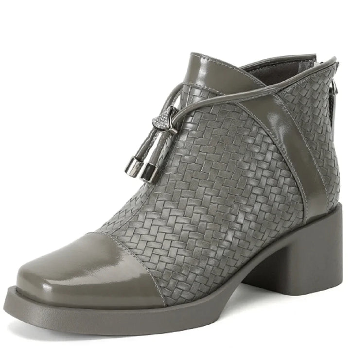 Yolanda Woven Ankle Boot