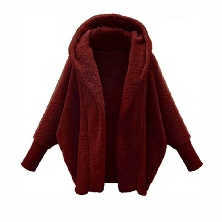Genevieve Open Front Fleece Coat