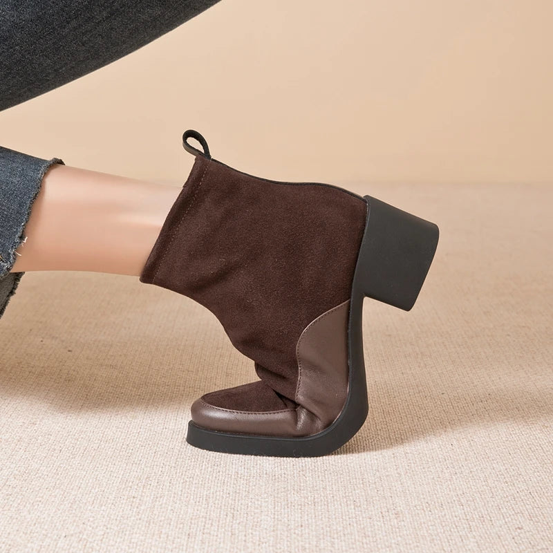 Avenoir Genuine Suede Boots