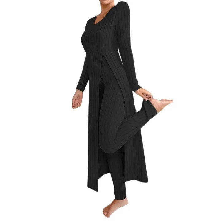 Dulcie Ribbed Lounge Two Piece Set
