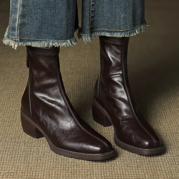 Marget Leather Ankle Boots