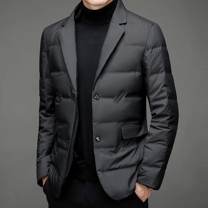 Atticus Notched Lapel Puffer