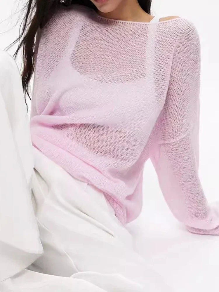 Intarsia Hollow Woolly