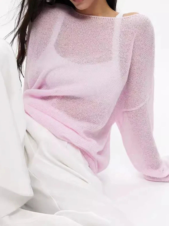 Intarsia Hollow Woolly