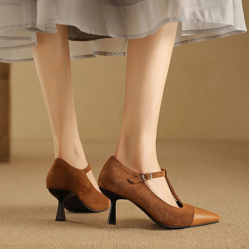 Spello Whisper Leather Pumps