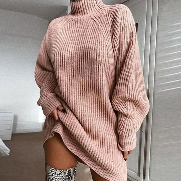 Solaine Oversized Knit Sweater Dress