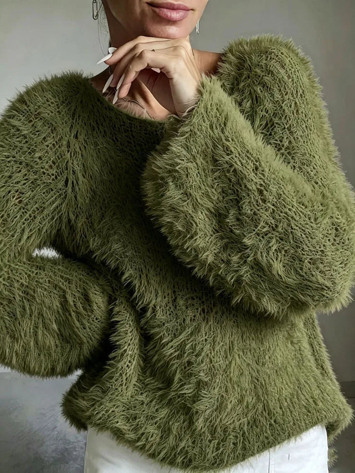 Marlowe Fuzzy Knit Sweater