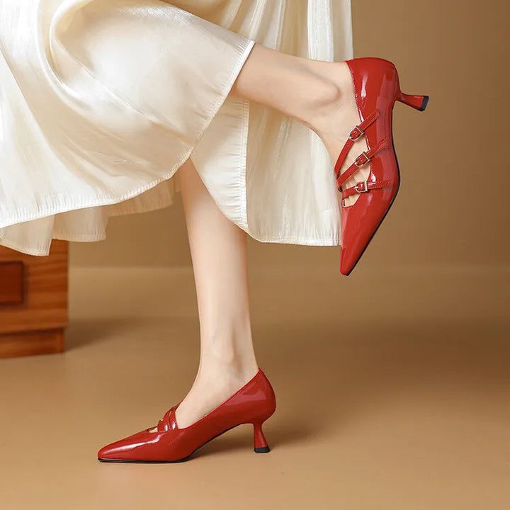 Sezane Genuine Leather Sandals