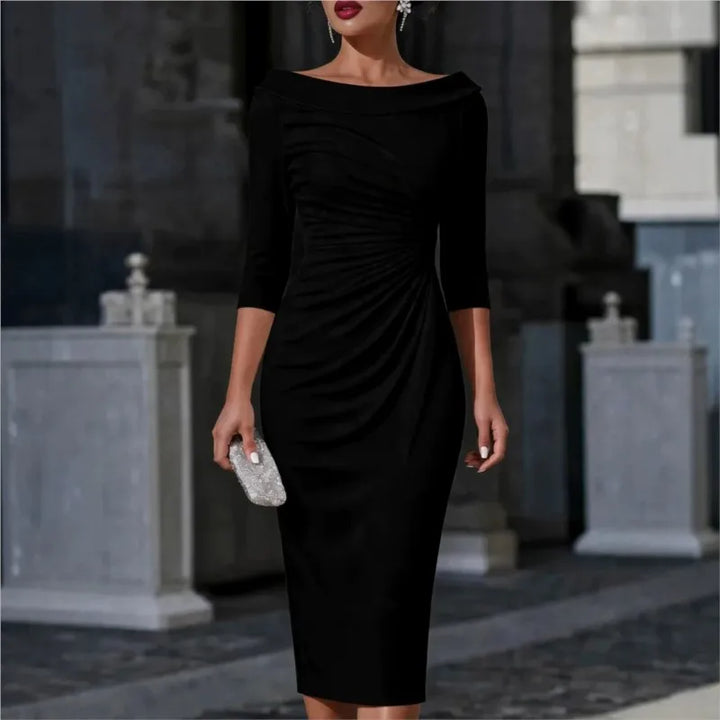 Odette Ruched Sheath Dress