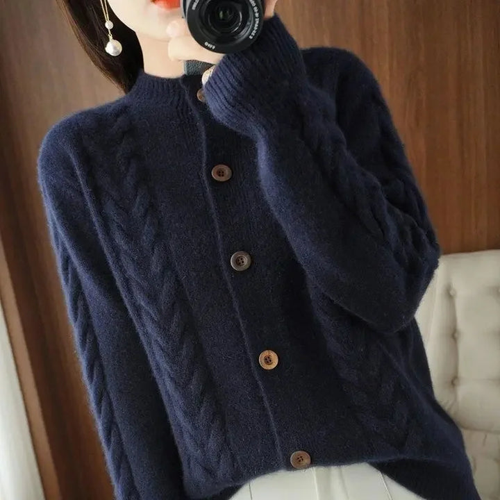 Vesalia Cable Knit Cardigan
