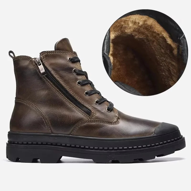 Lucciano Prestige Leather Boots