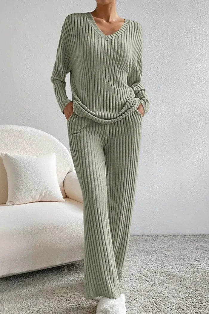 Harper Ribbed Lounge Set