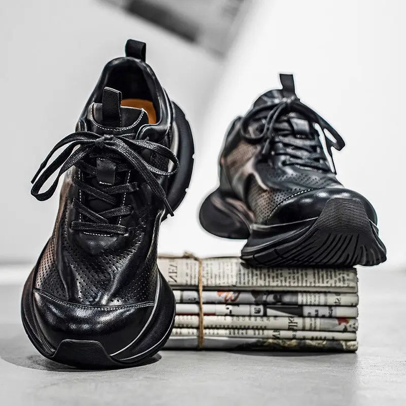 AeroDrift Leather Sneakers