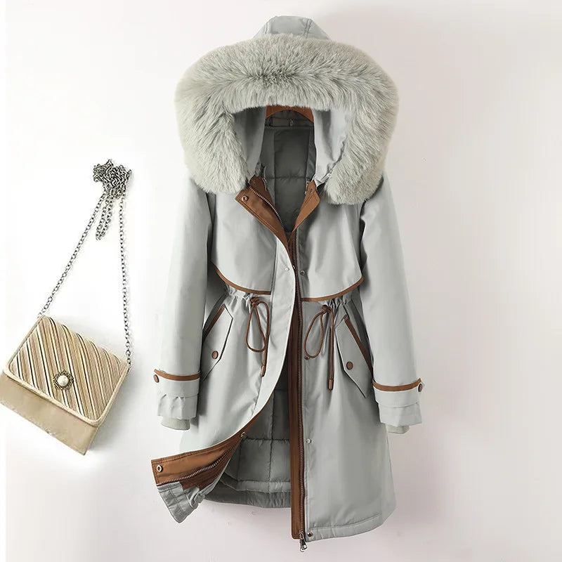 Cocoon Long Fur Parka
