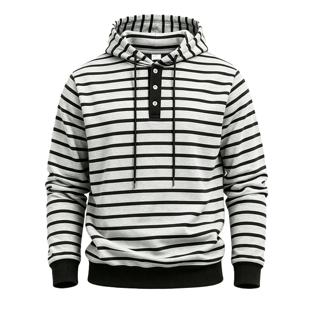 Oberon Button Placket Hoodie