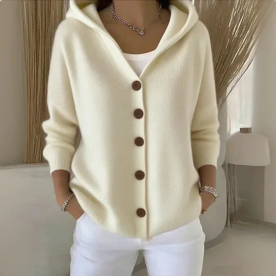 Eliana Hooded Knit Cardigan