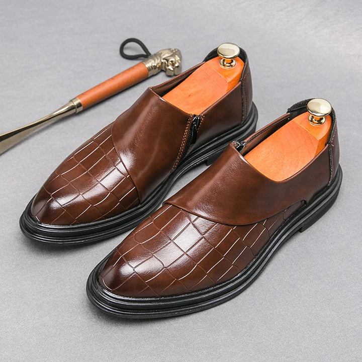 Sherman Leather Slip On Shoes