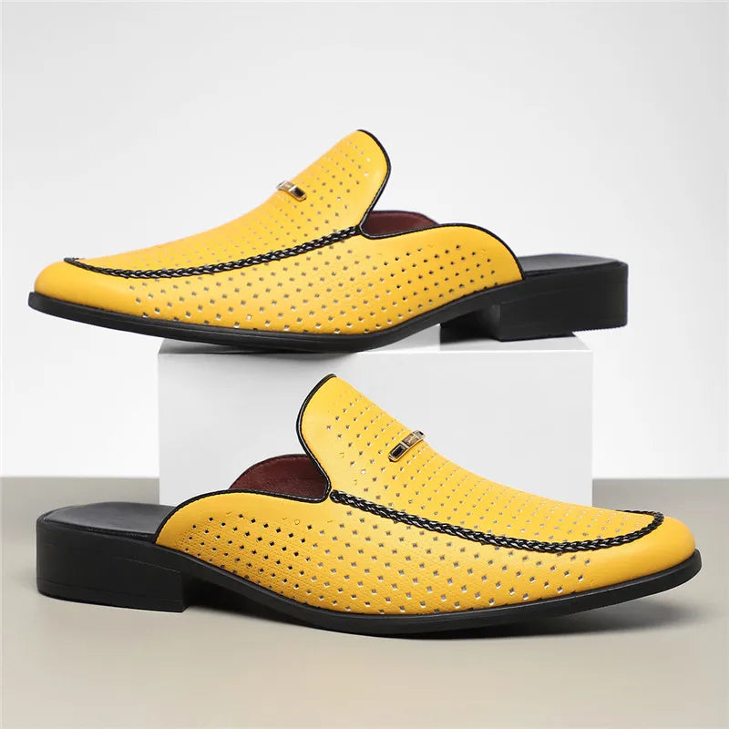 Landen Summer Genuine Leather Mules
