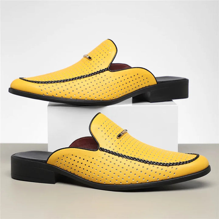 Landen Summer Genuine Leather Mules