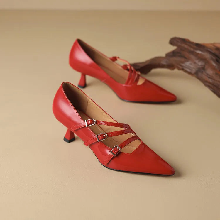 Sezane Genuine Leather Sandals