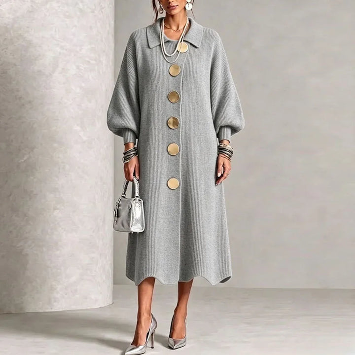 Colette Button Front Sweater Dress