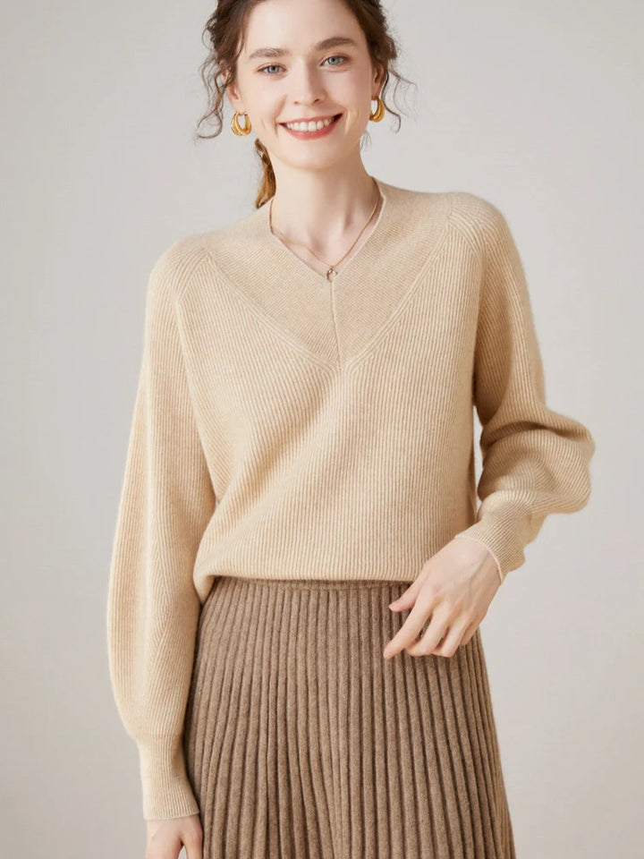 Josefine V -Neck Cashmere Pullover