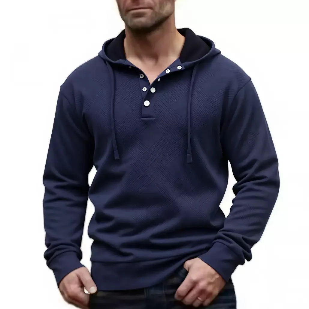 Fitzgerald Snap Placket Hoodie