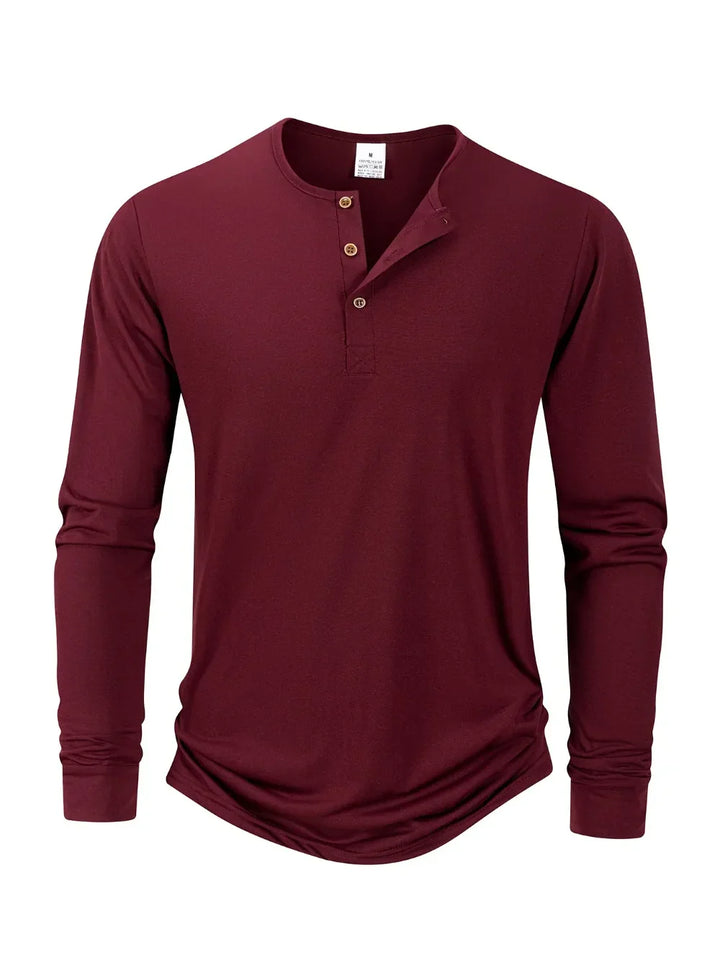 Lusso Henley Long Sleeve Shirt