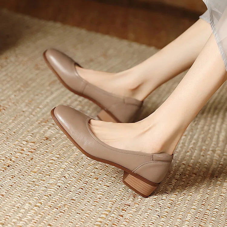 Rosaline Leather Pumps