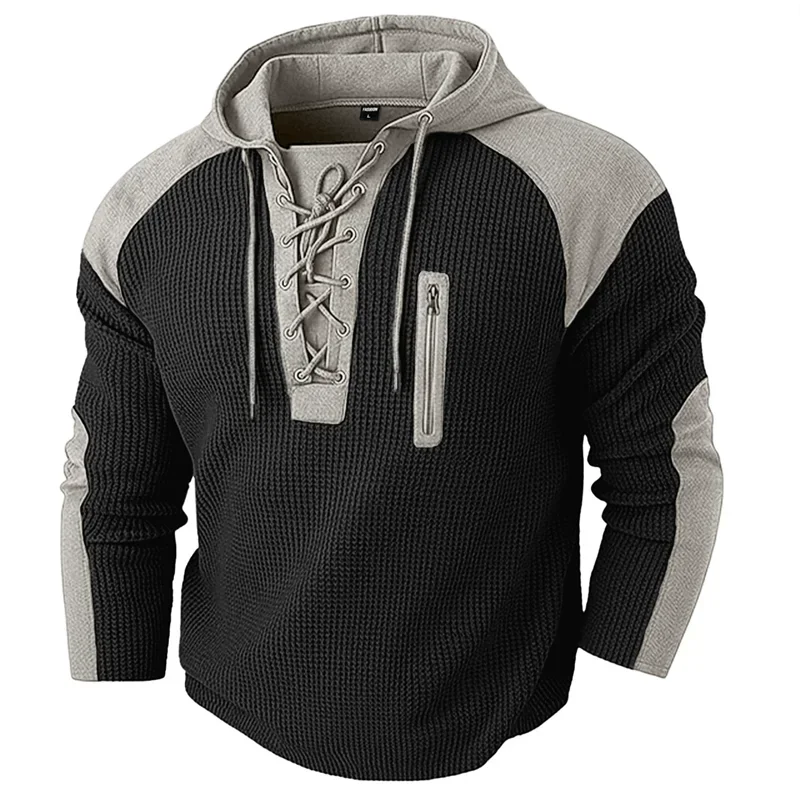 Declan Lace Up Hoodie