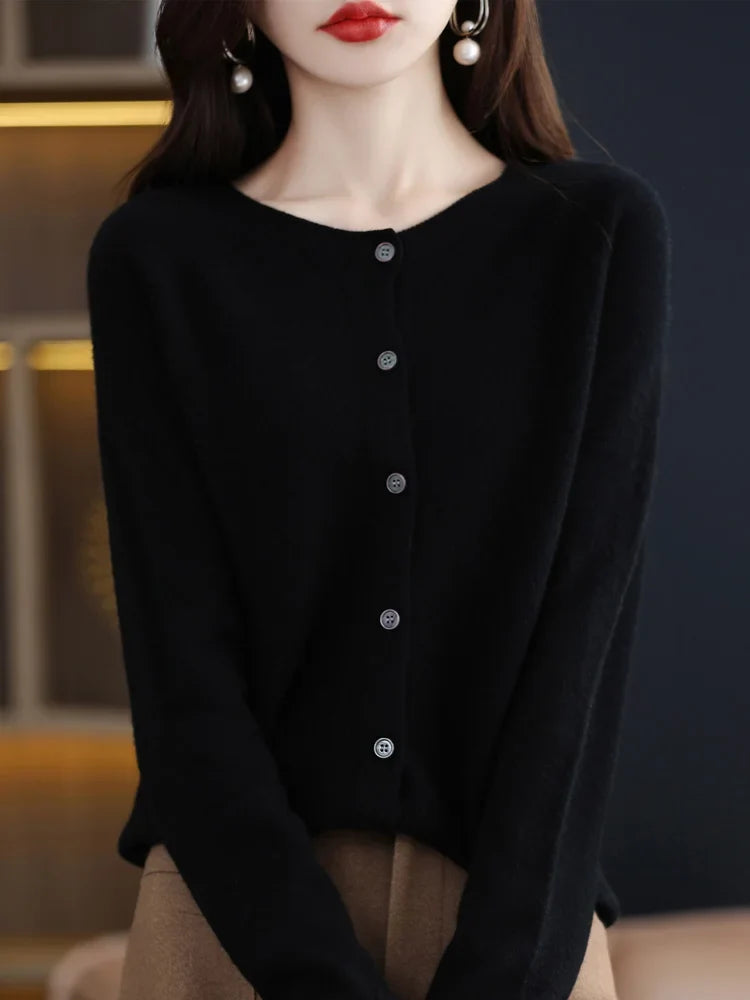 Sabrielle Button Front Cardigan