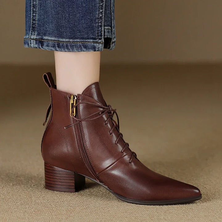 Avery Lace Up Ankle Boot
