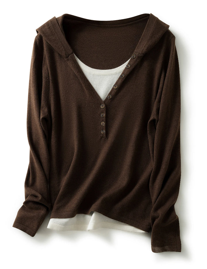 Aubree Layered Knit Pullover