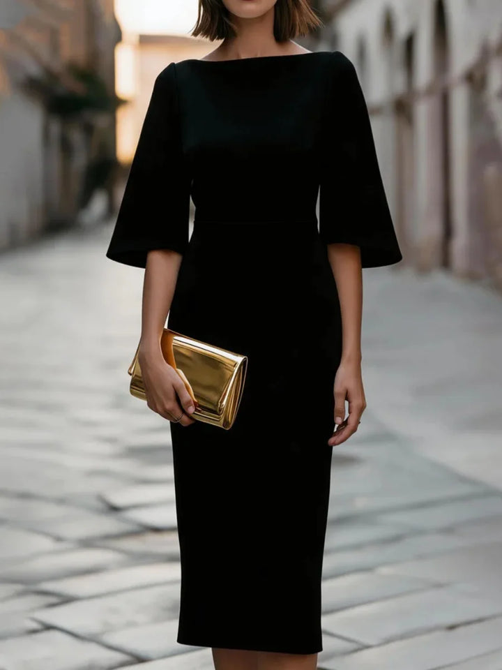 Vivienne Bell Sleeve Midi Dress