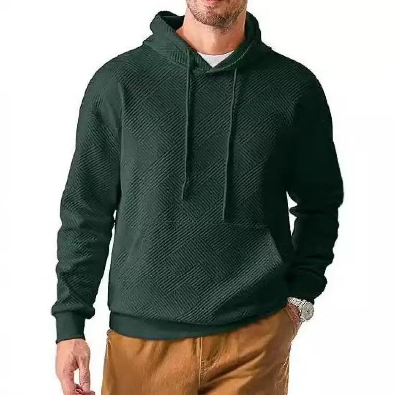 Lennox Textured Knit Hoodie
