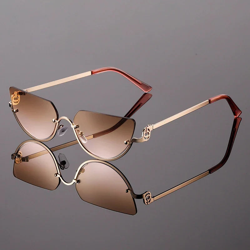 Alanda Rimless Sunglasses