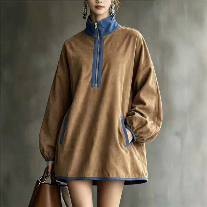 Harlan Half Zip Mini Dress