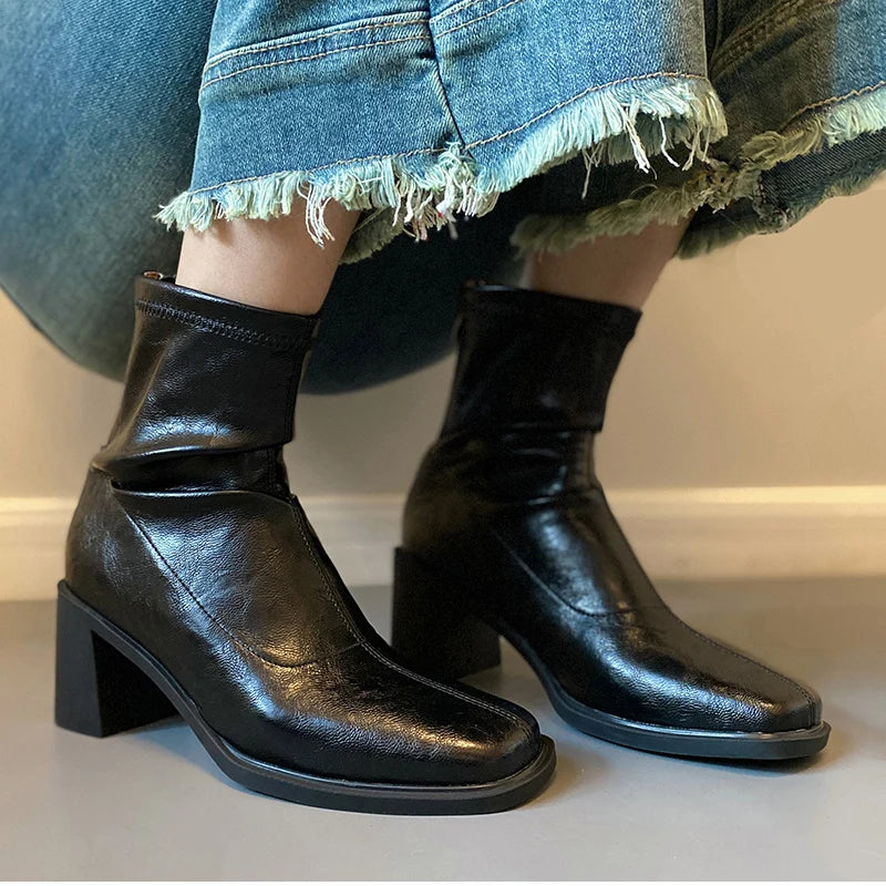 Madaline Retro Ankle Boots