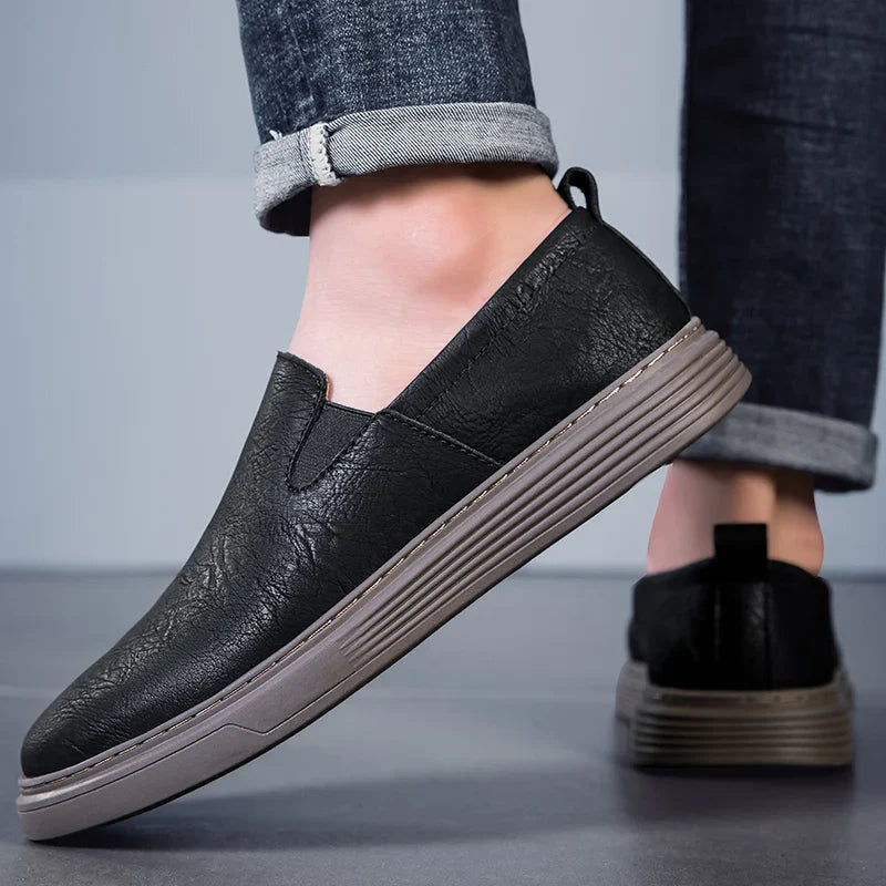 Alfred Leather Slip On Shoes