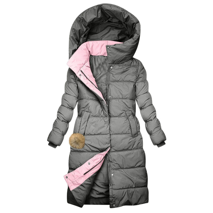 Piscilla Long Quilted Hooded Coat