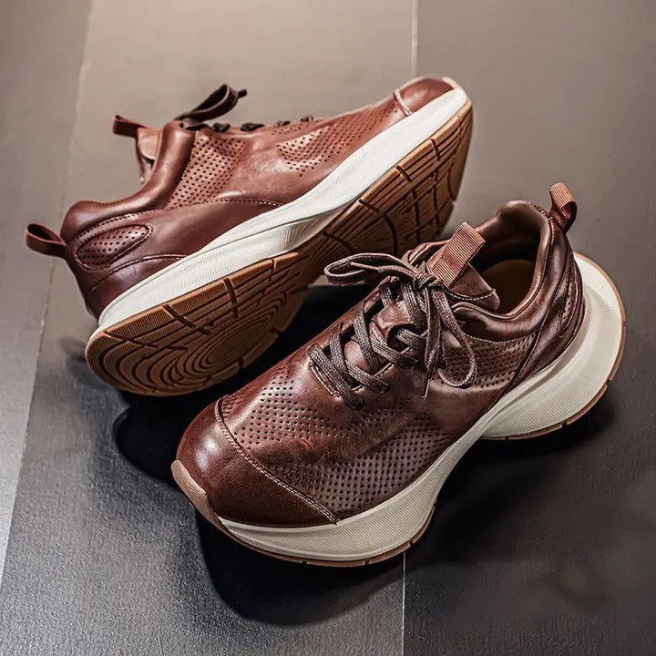 AeroDrift Leather Sneakers